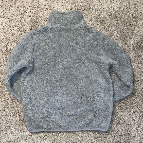Patagonia Los Gatos Salt Gray 1/4 Zip Fleece Top Small - Picture 5 of 7